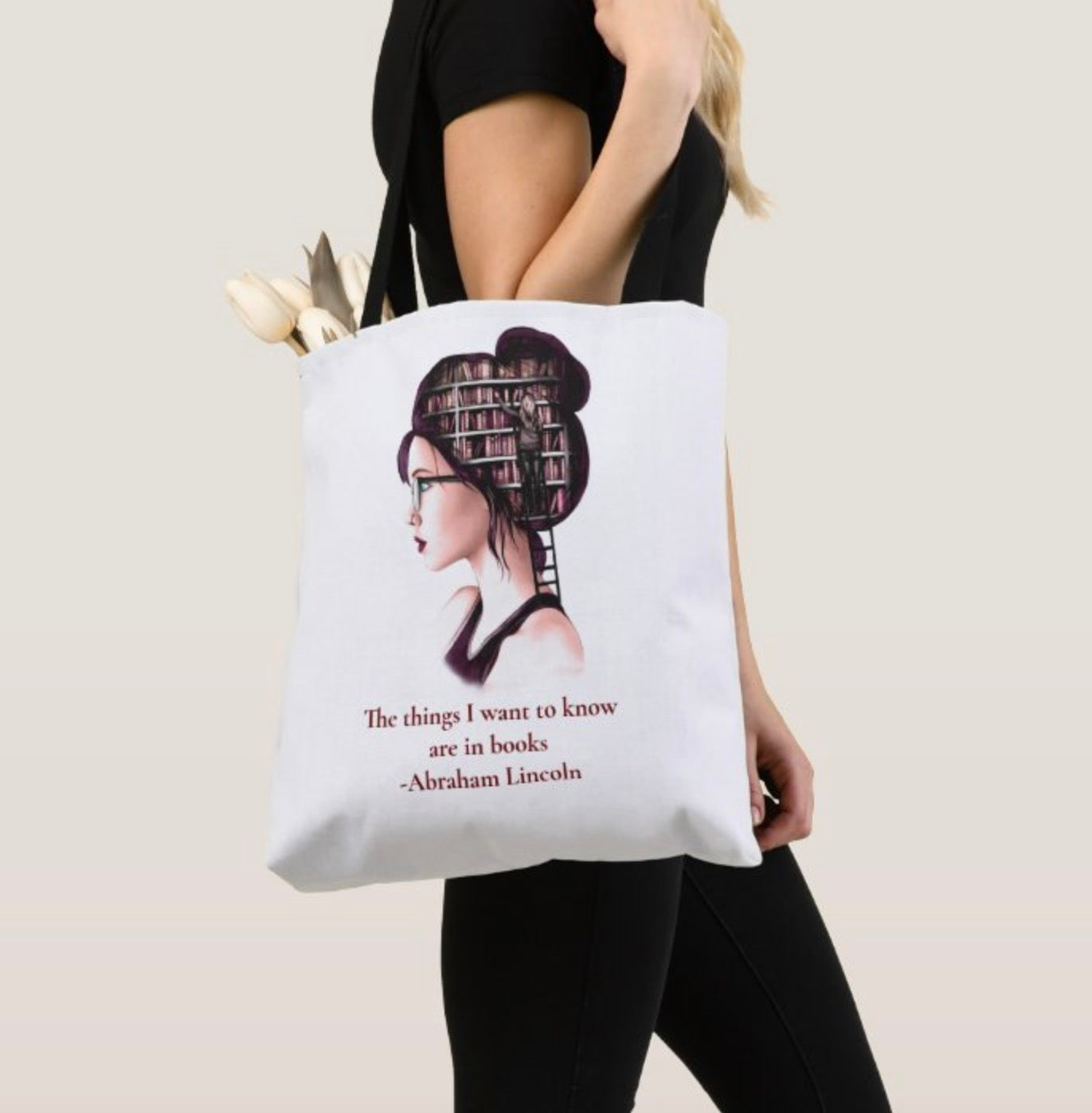 Lincoln Quote Tote Bag | Free Shipping